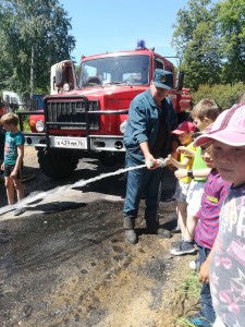 Занятие с сотрудниками пожарной части г. Гаврилов -Ям